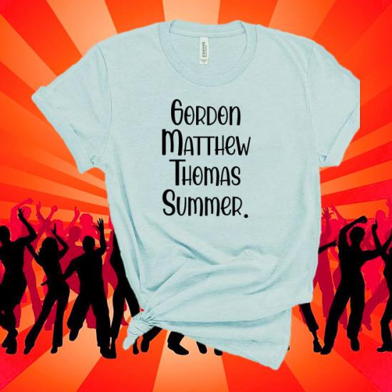 Gordon Matthew Thomas Sumner,Music Tshirt/