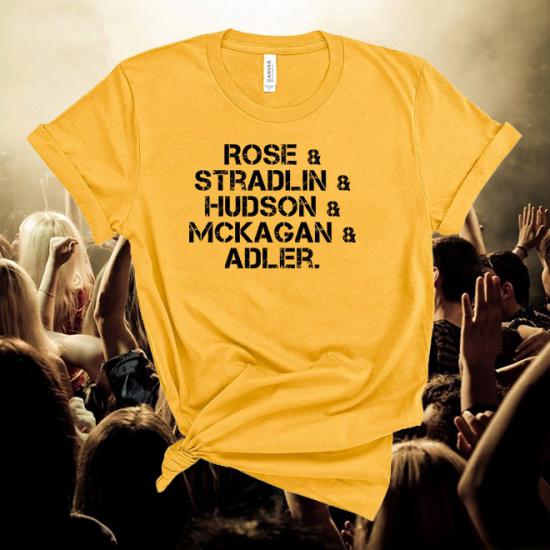 Guns N Roses Tshirt,Rose,Stradlin,Hudson,McKagan,Adler  Tshirt/