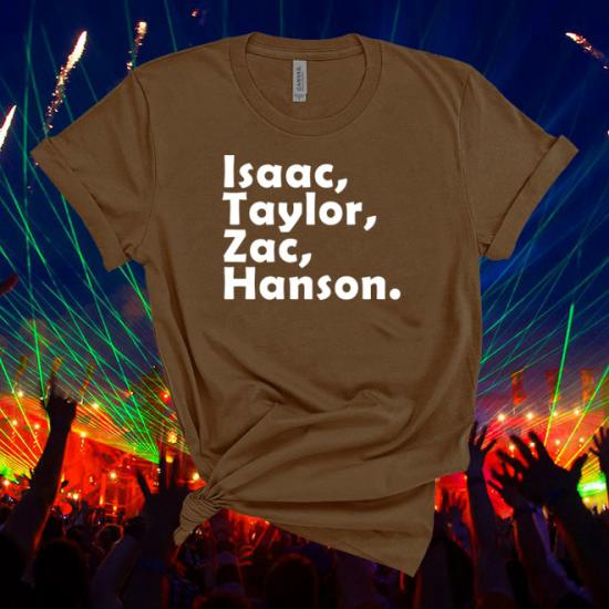 Hanson,Isaac Taylor Zac Hanson Tshirt  Boy Band Tshirt/