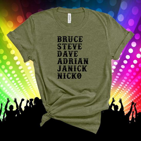 IRON MAIDEN Tshirt, Bruce,Steve, Dave, Adrian, Janick,Nicko  Tshirt/