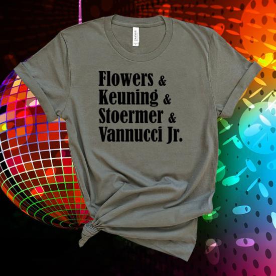 The Killers Tshirt, Flowers, Keuning, Stoermer, Vannucci Jr, Tshirt/