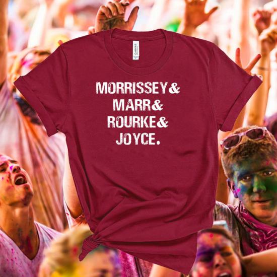 The Smiths Tshirt,Morrissey,Marr,Rourke,Joyce Tshirt/