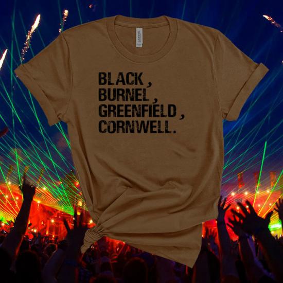 The Stranglers,Black,Burnel,Greenfield,Cornwell,Music Tshirt