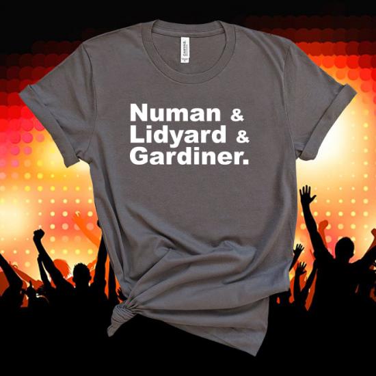 Tubeway Army,Numan,Lidyard,Gardiner,Music Line Up  Tshirt/