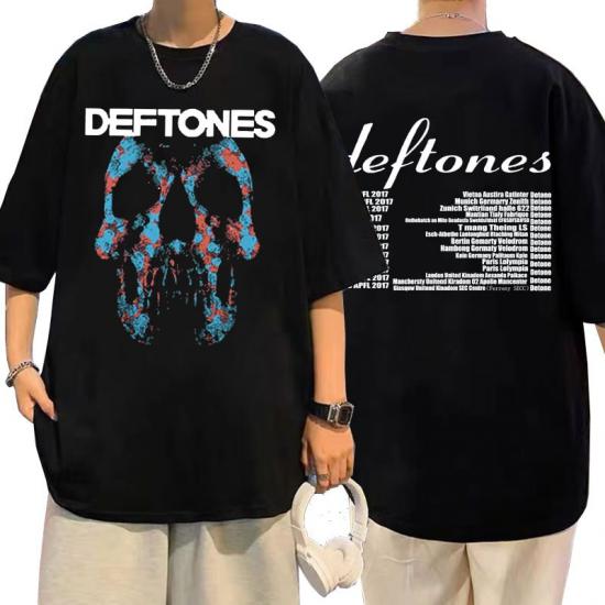 Deftones, metal band skull Tshirt/
