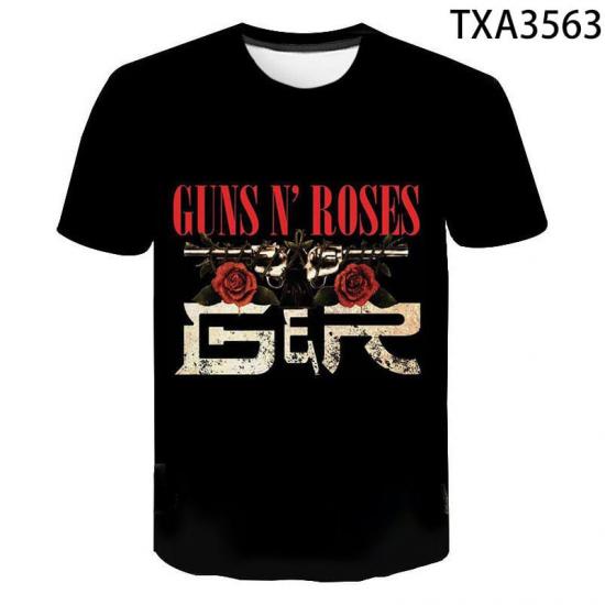 Guns N Roses,Rock,If The World Tshirt/