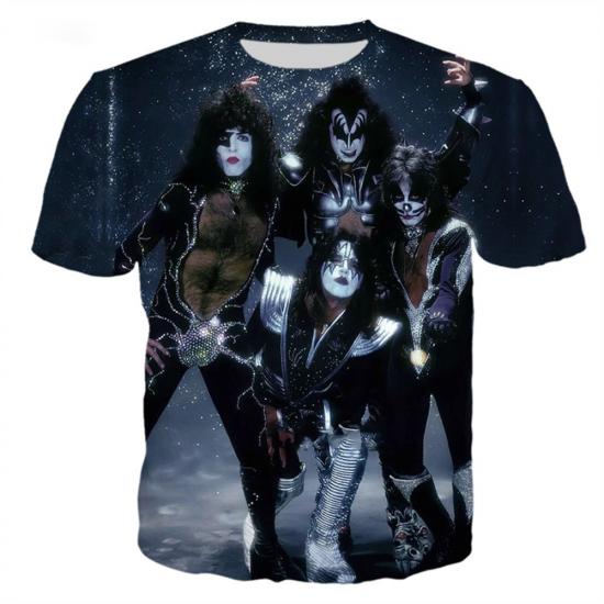 Kiss,Metal Rock Music,Nothin To Lose Tshirt