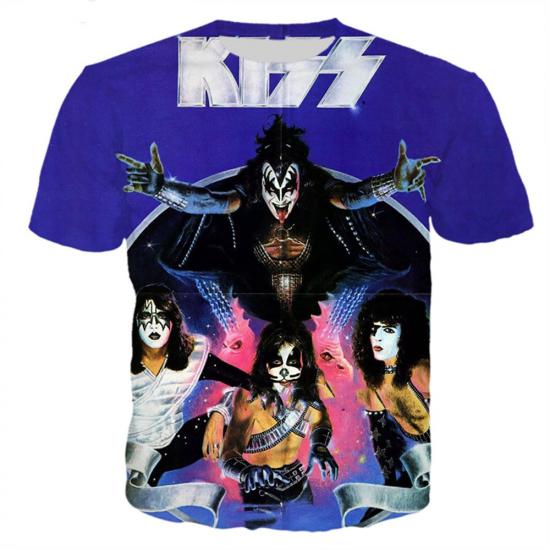 Kiss,Metal Rock Music,Strange Ways Tshirt