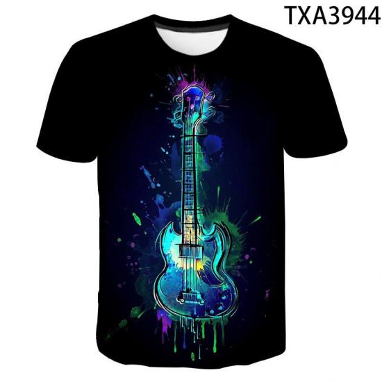 Guitar in Blues Theme Tshirt