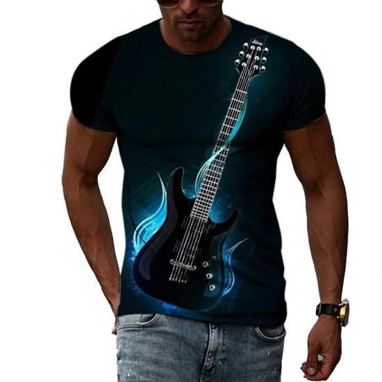 Guitar in Blues Tshirt