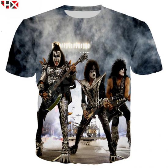 Kiss,Metal Rock Music,Room Service Tshirt