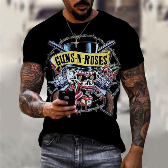 Guns N Roses,Rock,If The World Tshirt/