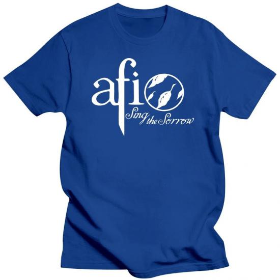 AFI Rock Band, Sing the Sorrow,Skyblue Tshirt/