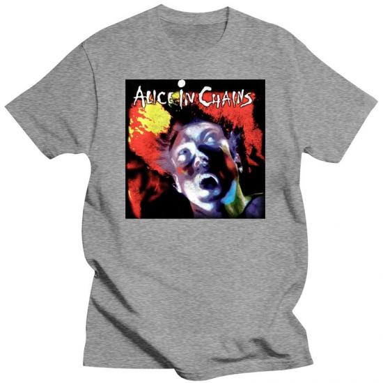 Alice In Chains,Grunge,Heavy Metal, Facelift,Gray Tshirt/
