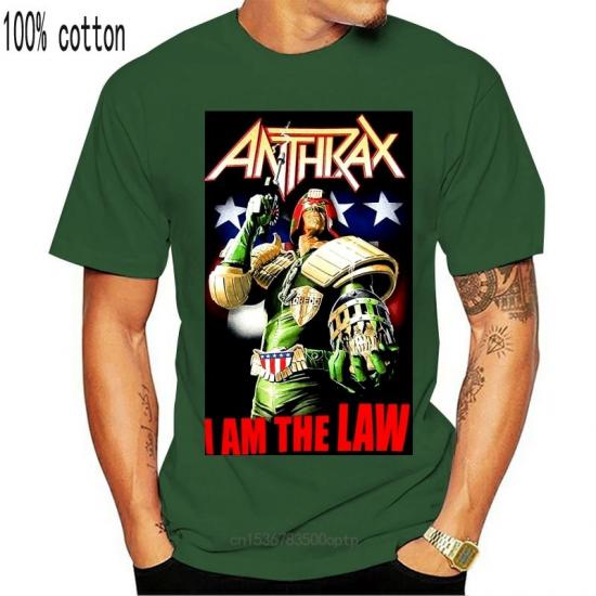 Anthrax,Thrash Metal, Groove Metal,I’m The Law green Tshirt