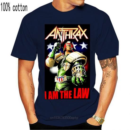 Anthrax,Thrash Metal, Groove Metal,I’m The Law,blue Tshirt/