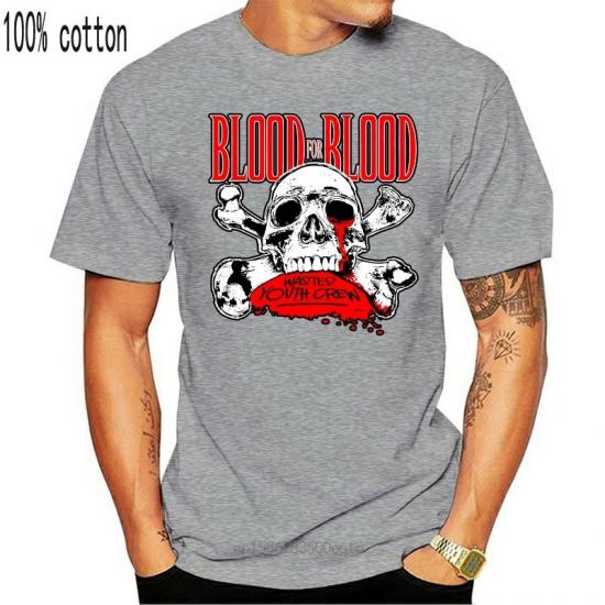 Blood for Blood,Hardcore Punk Band,Love Song,gray Tshirt/