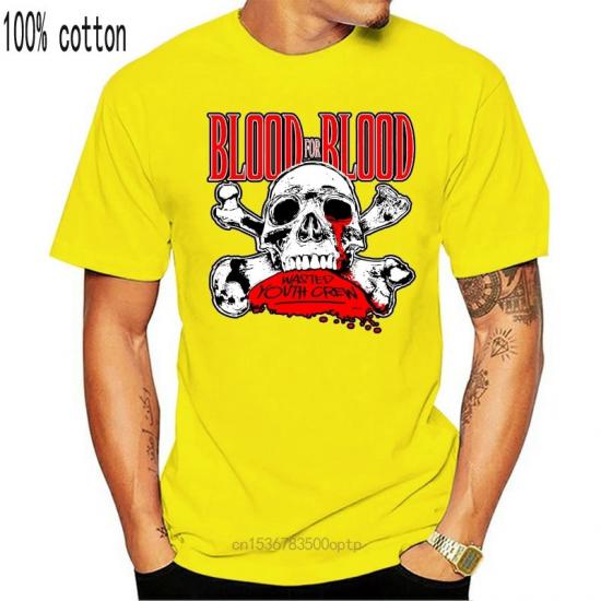 Blood for Blood,Hardcore Punk Band,Love Song,yellow Tshirt