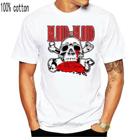 Blood for Blood,Hardcore Punk Band,Love Song,white Tshirt/