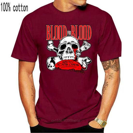 Blood for Blood,Hardcore Punk Band,Love Song,red Tshirt