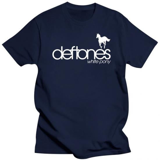 Deftones,Logo,Alternative Metal,Blue Tshirt