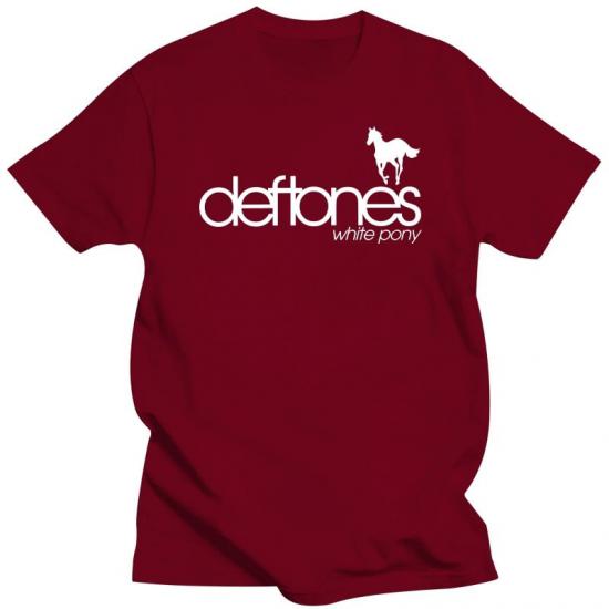 Deftones,Logo,Alternative Metal,Red Tshirt