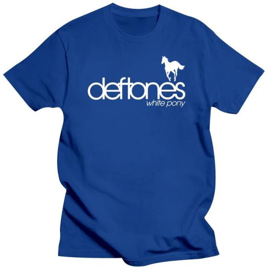 Deftones,Logo,Alternative Metal,Skyblue Tshirt