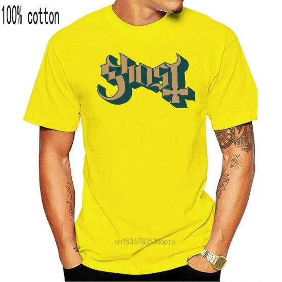 Ghost,Hard Rock,Heavy Metal,Doom Metal,yellow Tshirt