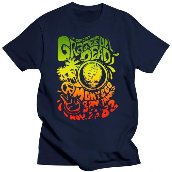 Grateful Dead,Rock,Ripple,Blue Tshirt/
