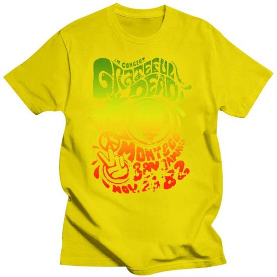 Grateful Dead,Rock,Ripple,Yellow Tshirt/