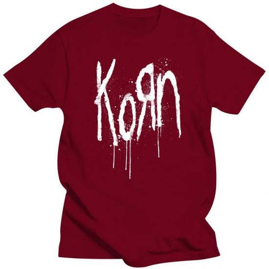 Korn,Nu metal, alternative metal, industrial metal,red Tshirt/