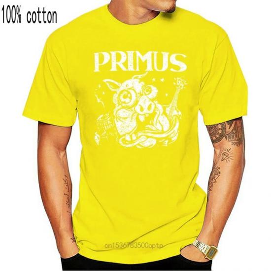 Primus,Alternative Metal,Funk Metal,yellow Tshirt
