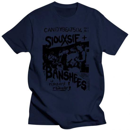 Siouxsie and the Banshees,post-punk, new wave, synth pop, gothic rock,Candybeat,blue, Tshirt/