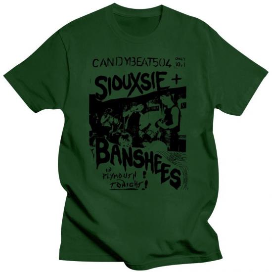 Siouxsie and the Banshees,post-punk, new wave, synth pop, gothic rock,Candybeat,green Tshirt/