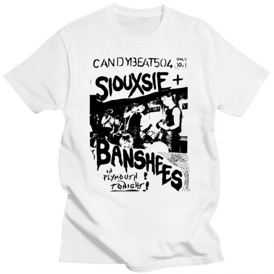 Siouxsie and the Banshees,post-punk, new wave, synth pop, gothic rock,Candybeat,white Tshirt