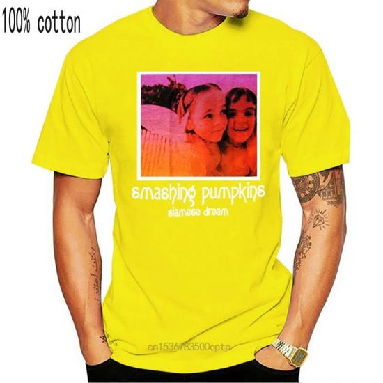 Smashing Pumpkins, Alternative rock,Siamese Dream,yellow Tshirt