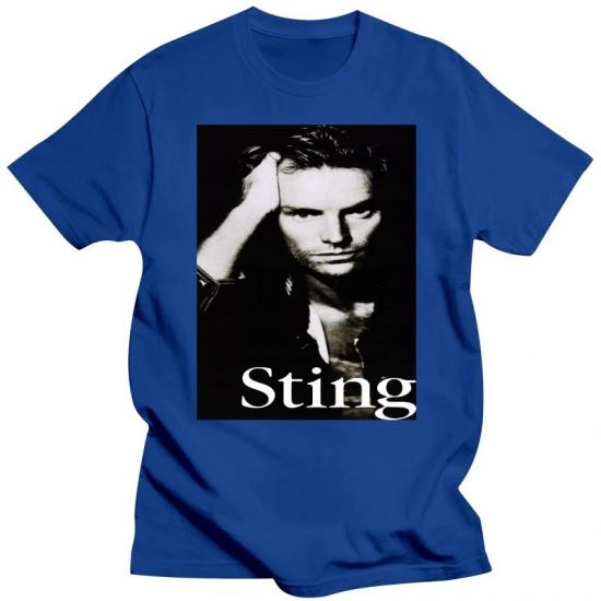 Sting,Rock,Pop, New Wave‎,Skyblue Tshirt