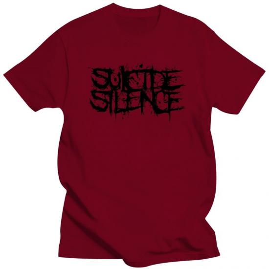 Suicide Silence,Deathcore,red Tshirt/