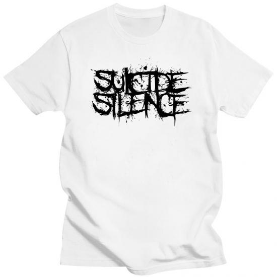 Suicide Silence,Deathcore,white Tshirt/