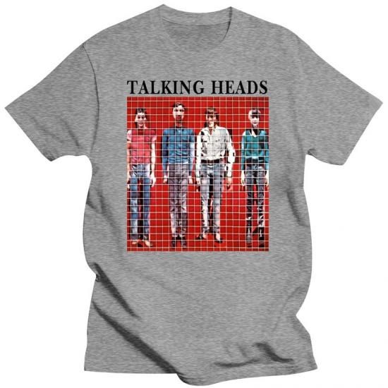 Talking Heads, New Wave,gray Tshirt/