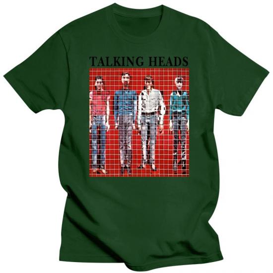 Talking Heads, New Wave,green Tshirt/