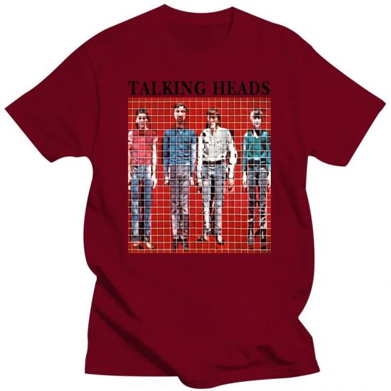 Talking Heads, New Wave,red Tshirt/