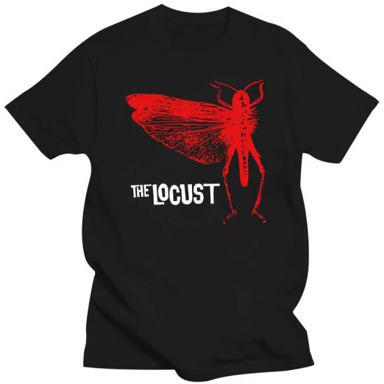 The Locust Band hardcore punk black Tshirt