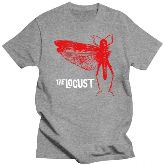 The Locust Band, Grindcore, ‎mathcore‎, ‎powerviolence,gray Tshirt