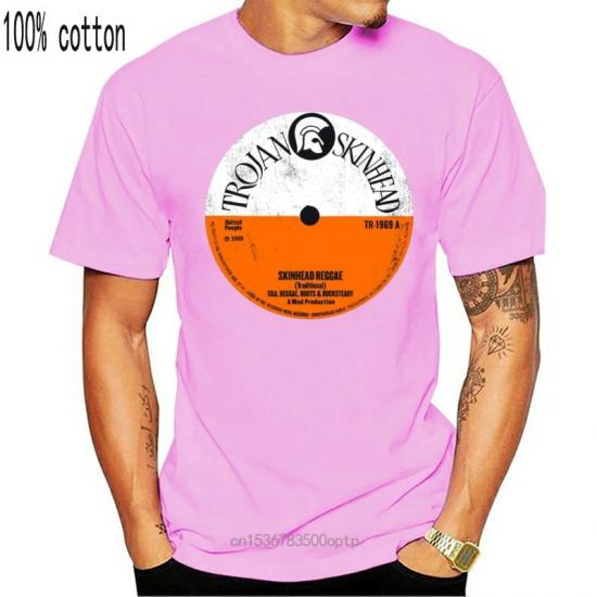 Trojan Skinhead,Reggae,Pink Tshirt/