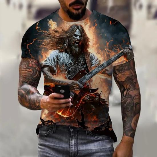 Crazy Guitarist T shirt