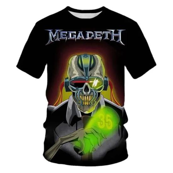 Megadeth Music Band T shirt/