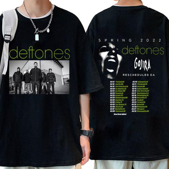 Deftones Punk Rock Tour Black T shirt/