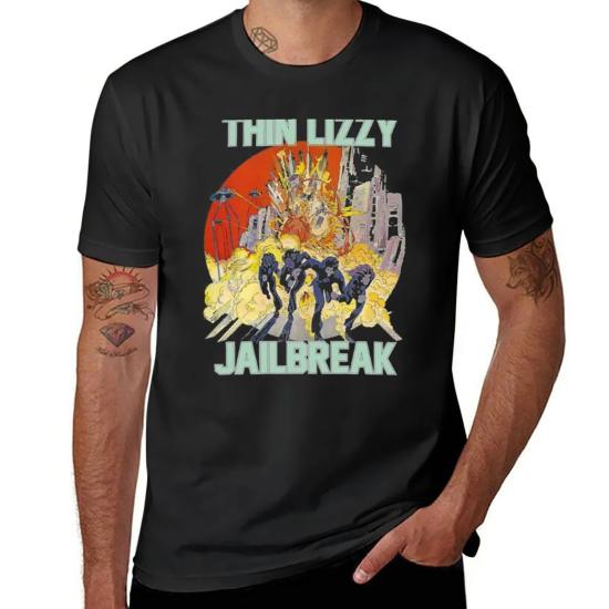 Thin Lizzy Irish hard rock band T shirt