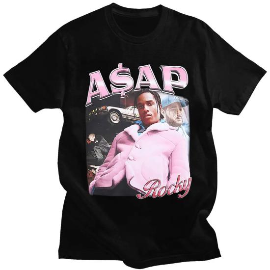 ASAP ,Rocky, Hip Hop Rap T shirt/